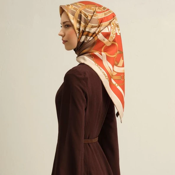Armine E25YA9315D02 05 Dj Saf İpek Eşarp 9315D (T) - Resim 3