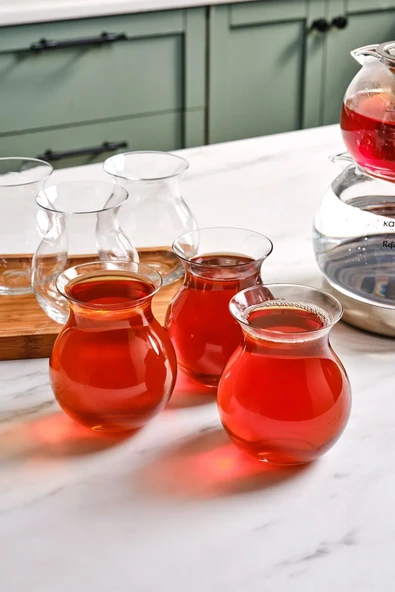 Karaca Refikadan Gönlübol 6'lı Çay Bardağı Seti 290 ml - 7