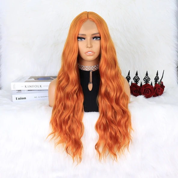 Açık Bakır Tül Peruk ürün görseli 1