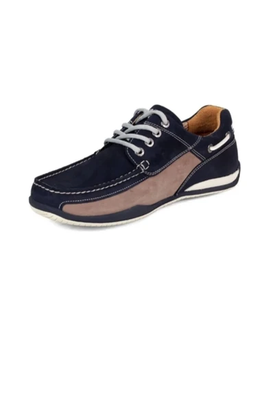 Greyder 00106 Erkek Hakiki Deri Bağcıklı Marine Ayakkabı - 3