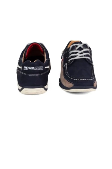 Greyder 00106 Erkek Hakiki Deri Bağcıklı Marine Ayakkabı - 4