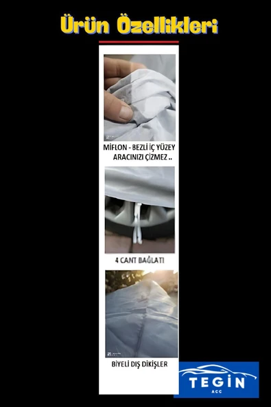 Mercedes-Benz S-Class 2013 - 2020 Coupe Uyumlu SolarBlock Araba Brandası Örtüsü - Resim 4