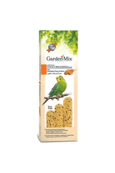 Gardenmix Platin Ballı Kuş Krakeri 3Lü