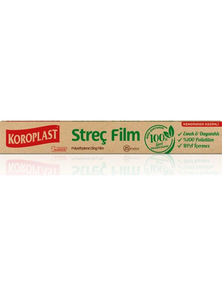 Koroplast Doğal Streç Film 25 Mt x 3 Paket - 2