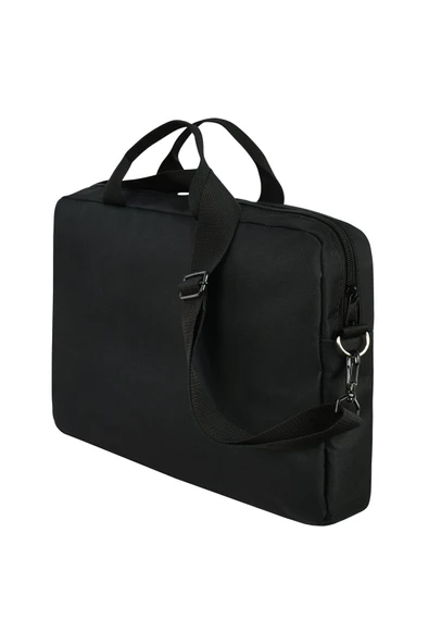 15.4 İnç Lüks Laptop Dizüstü Bilgisayar Çantası Siyah - 2