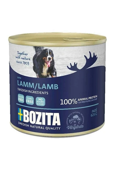 Bozita Tahılsız Kuzu Etli Ezme Yetişkin Köpek Konservesi 625gr - 8