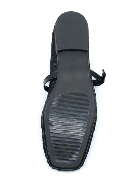 Feles Dantel Detaylı Küt Burun Kadın Babet Ayakkabı - Resim 7