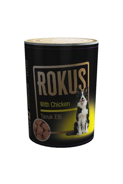 Rokus Tavuklu 410 G. Köpek Konserve Maması