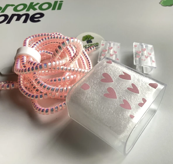 Brokoli Home İphone 18w/20w Uyumlu Şarj Aleti Kılıfı, Şarj Kablo Koruyucu, Şarj Koruyucu Kılıfı,Pem