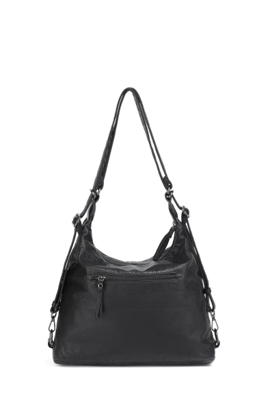 Yıkama Deri Hem Sırt Hem Omuz Kadın Çantası 21-k Barcelona 1925-6 - Resim 3