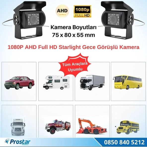Navistar 5180 Ledli Ahd 1080P Alüminyum Büyük Boy Gece Görüşlü Kamera - 3