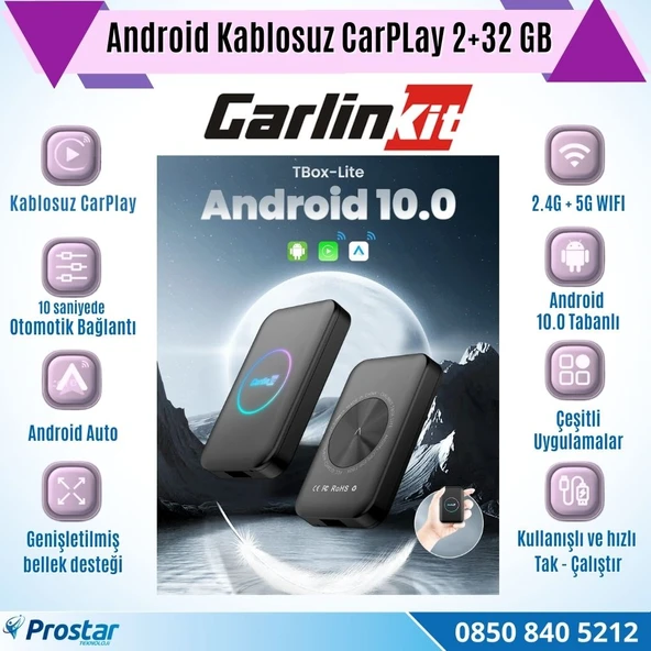 3 in 1 Carlinkit CPC200 Tbox Lite Android 2 GB 32 GB Android Auto Apple Carplay Ai kutusu 512 GB SD kart destekli - 4