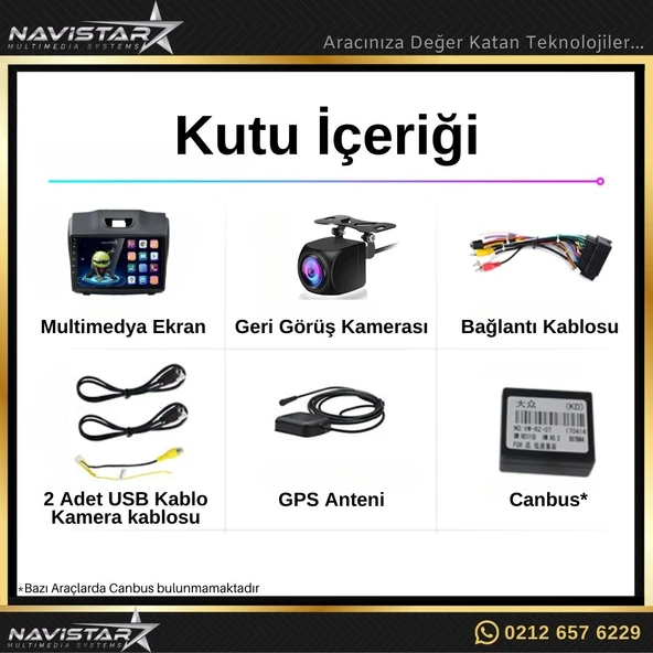 Isuzu DMax 2012-2014 Model 2GB + 64GB Android 13 Kablosuz Carplay Navigasyon Multimedya Sistemi - 4