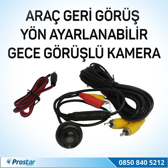 Ayarlanabilir Araç Geri Görüş Kamerası - 2