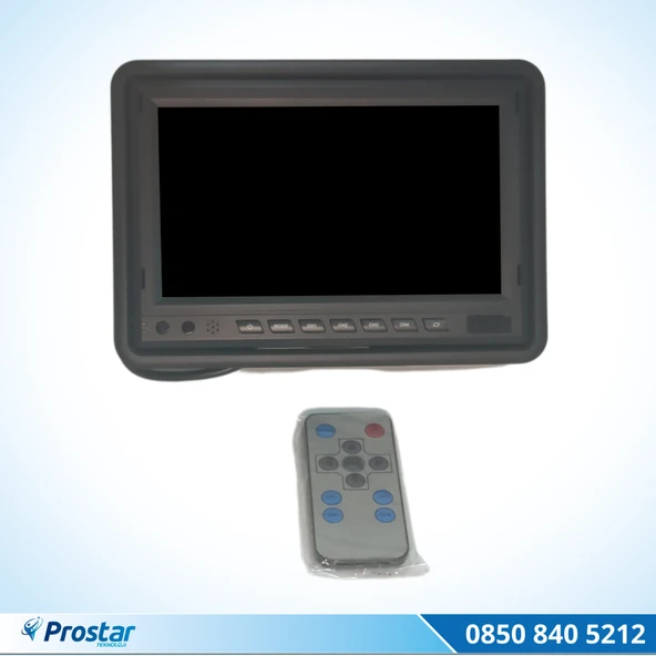 Okul Ve Servis Taşıtları Dört Kameralı AHD 720P 7" Ekranlı 4 Kamera Dahil Full Set - 5