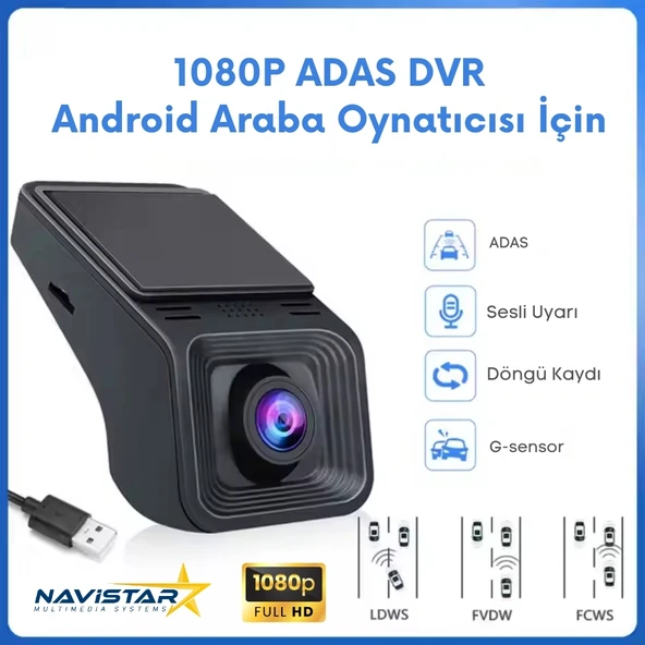 1080P Full HD 128GB Destekli USB Yol Sürüş Kamerası - 3