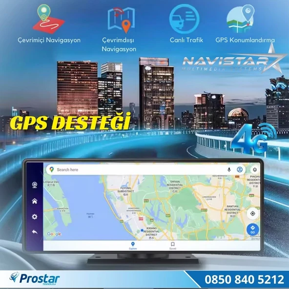 Profesyonel 10. 26 İnç Android Uzaktan İzlemeli Araç Dokunmatik Full Set - 4