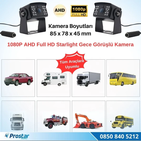 Navistar 8010 Ledli Ahd 1080P Alüminyum Büyük Boy Gece Görüşlü Kamera - 3
