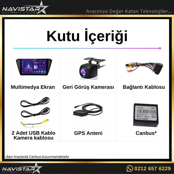 Skoda Fabia 2014-2019 Model 2+64GB Android 13 Kablosuz Carplay Navigasyon Multimedya Sistemi - 4