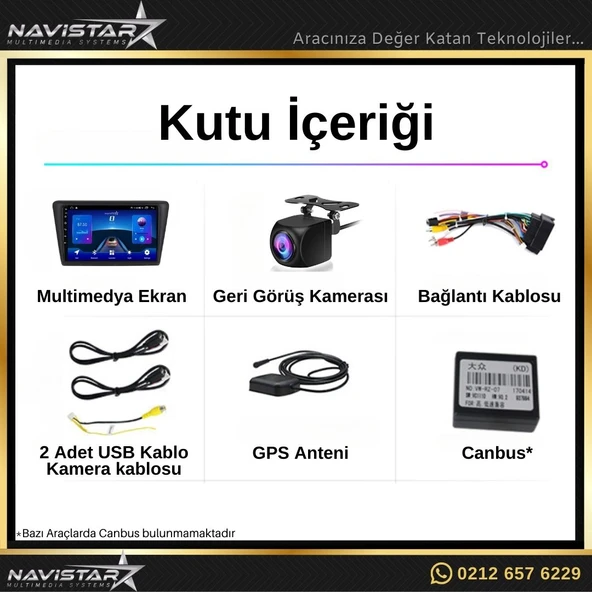 Skoda Rapid 2013-2020 Model 2+64GB Android 13 Kablosuz Carplay Navigasyon Multimedya Sistemi - 4