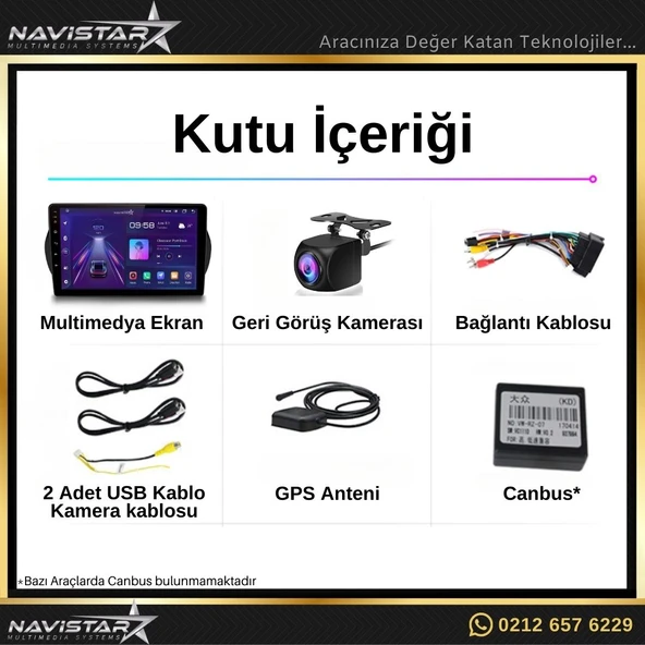 Fiat Fiorino 4GB + 64GB Kablosuz Carplay 2008-2017 Android 13 Navigasyon Multimedya Sistemi - 4