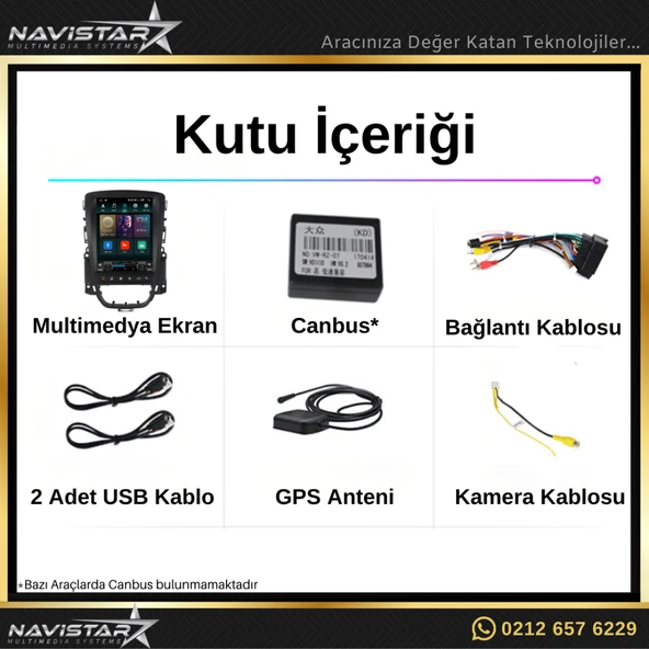 Opel Astra J Tesla Androi̇d Multi̇medya Ekran 2+32 GB Ips Ekran - 4