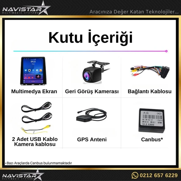 Renault Clio 5 Tesla 2020-2021 Model 2GB + 32GB Kablosuz Carplay Navigasyon Multimedya Sistemi - 4