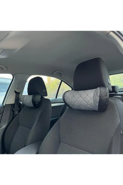 Rahatyolcu 5d Ergonomik Boyun Yastığı Seti 2 Adet Gri Gri - Resim 4