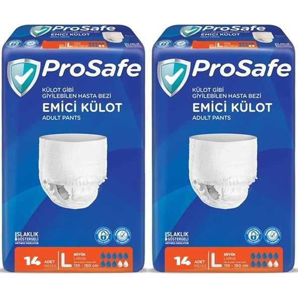 Prosafe Yetişkin Emici Külot 110 - 150 Cm Large  28 Li ürün görseli 1