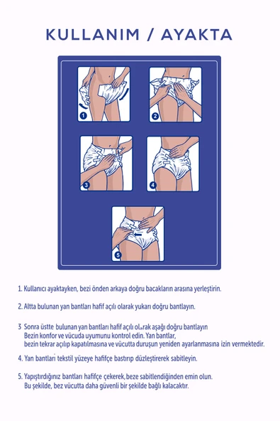 MOLY Bel Bantlı Hasta Bezi Large 90'lı - 3