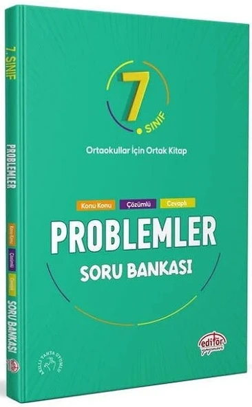 7. Sınıf Problemler Soru Bankası Editör Yayınları