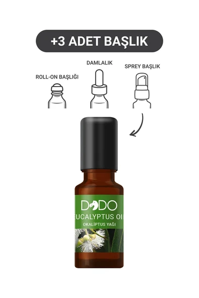 %100 Saf Okaliptus Yağı 15 Ml (3 Başlıklı Özel Kutu) - Resim 3