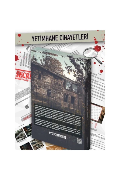 Dedektif oyunu "Yetimhane de Seri Katil" Cinayet çözme tatilde arkadaşlarla kutu oyunu yılbaşı oyun - 2