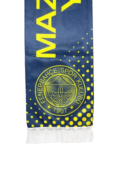 Fenerbahçe Orijinal Lisanslı Mazinde Bir Tarih Yatar Fenerbahçe Şal Atkı + Hybrt Tükenmez Kalem Set - 6