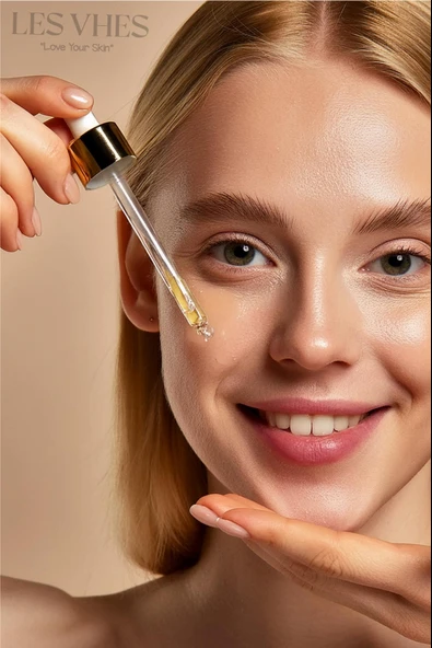LES VHES Leke Karşıtı ve Cilt Tonu Eşitleyen Cilt Serumu, Glutatyon & Niacinamide Etkili 30ml - 4