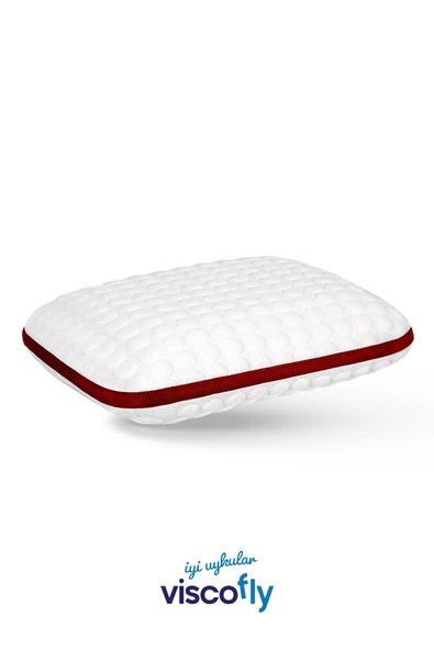 Viscofly Visco Collagen Ortopedik Yastık - 53 cm x 39 cm x 13 cm - Bordo