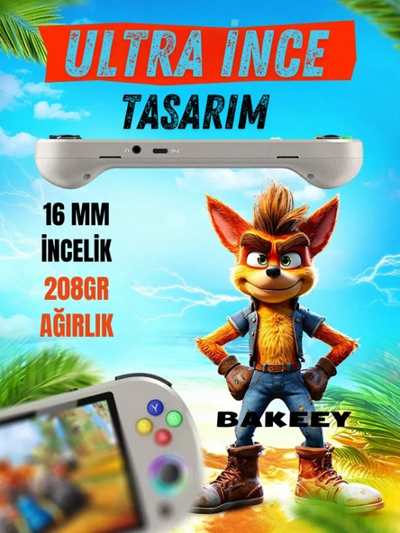 21.070 Oyunlu Retro Atari PSP Oyun Konsolu – Çift Kollu, TV Bağlantılı, Taşınabilir El Konsolu - 5