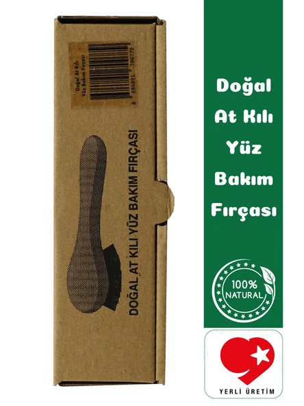 Doğal At Kılı Yüz ve Vücut Bakım Fırçası - Bialife - 4