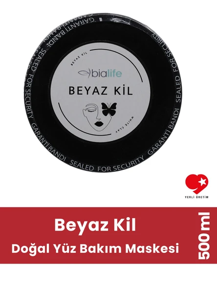 Beyaz Kil Doğal Yüz Bakım Maskesi 500 ML - Bialife - 3