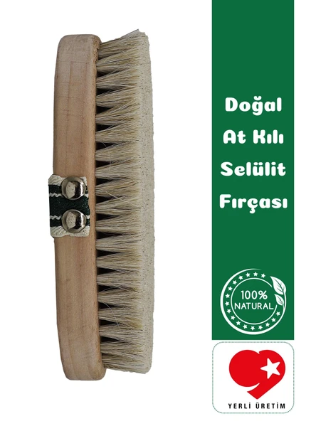Doğal At Kılı Selülit Karşıtı Fırça - Bialife