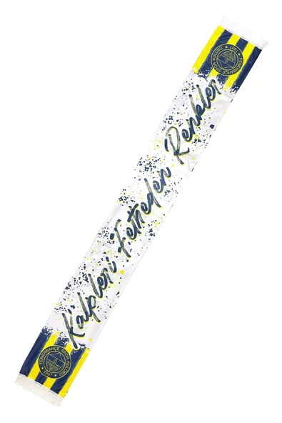 Fenerbahçe Orijinal Lisanslı Kalpleri Fetheden Renkler Şal Atkı Bileklik ve Premium Uçlu Kalem Set - 7