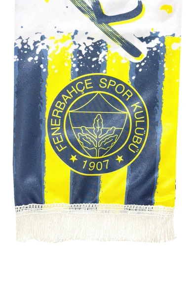 Fenerbahçe Orijinal Lisanslı Kalpleri Fetheden Renkler FB Şal Atkı Kupa ve Bileklik Set Kutulu - Resim 8