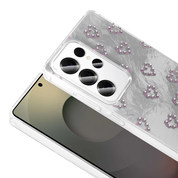 Galaxy S23 Ultra Kılıf Kamera Korumalı Figürlü Zore Ponti Silikon Kapak - 11