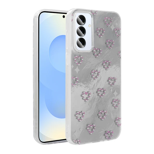 Galaxy S24 FE Kılıf Kamera Korumalı Figürlü Zore Ponti Silikon Kapak