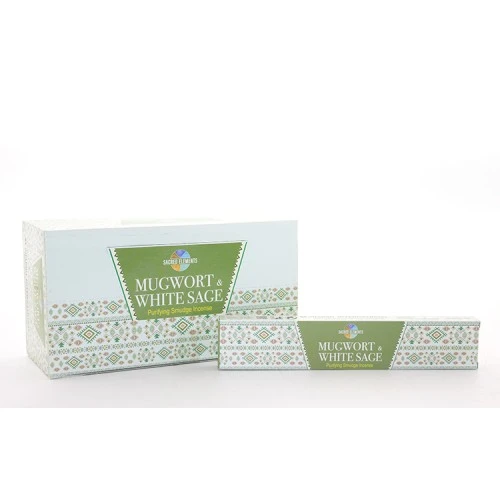 Hem Sacred Elements Mugwort & White Sage Masala Aromalı Çubuk Tütsü ürün görseli