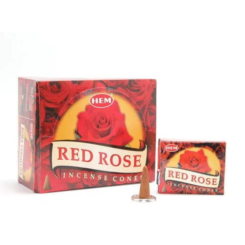 Red Rose Aromalı Konik Tütsü ürün görseli