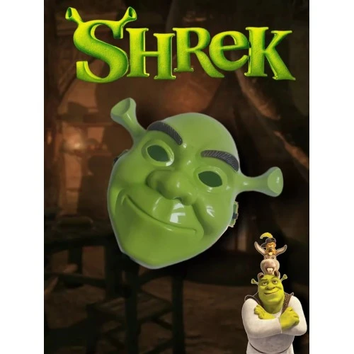 Yeşil Shrek Maskesi - Resim 3
