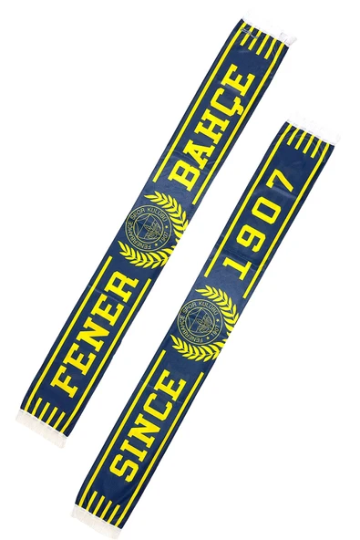 Fenerbahçe Orijinal Lisanslı Since 1907 Fenerbahçe Şal Atkı ve Bileklik Set Kanarya Baskılı Kutulu - 5