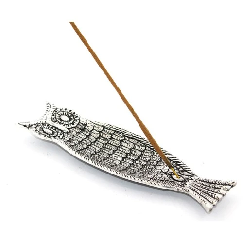 Metal Kayık Baykuş Tasarımı Tütsülük Model 1 ürün görseli