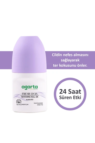 Ter Kokusu Önleyici 24 Saat Etkili Kadın Fresh Lycıa Beyazlatıcı Roll-On 50 Ml - 3